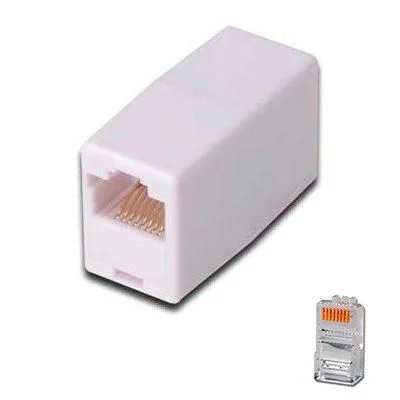 Digitus AT-A 8/8 cambiador de género para cable Blanco