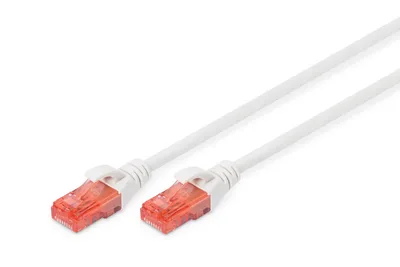 Digitus DK-1617-010/WH cable de red Blanco 1 m Cat6 U/UTP (UTP)
