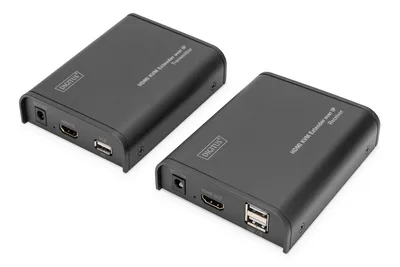 Digitus DS-55202 extensor KVM Transmisor y receptor