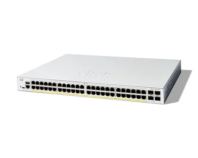 Cisco C1300-48P-4G Interruptor Ethernet Gigabit Gestionado con PoE y Protección de por Vida