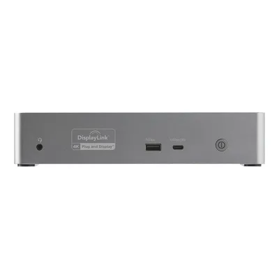 StarTech.com DK31C4DPPDUE base para portátil y replicador de puertos Alámbrico USB 3.2 Gen 2 (3.1 Gen 2) Type-C Negro, Gris