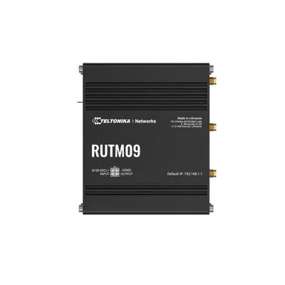 Teltonika RUTM09 router Gigabit Ethernet Negro