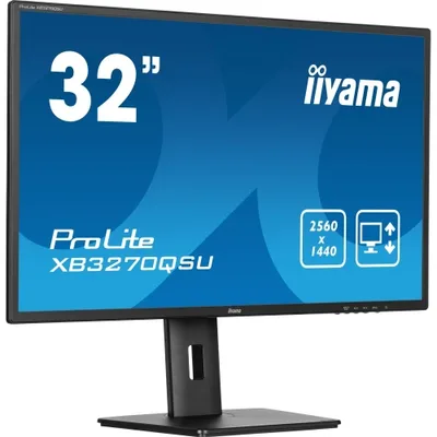 iiyama ProLite XB3270QSU-B1 pantalla para PC 80 cm (31.5") 2560 x 1440 Pixeles Quad HD LED Negro