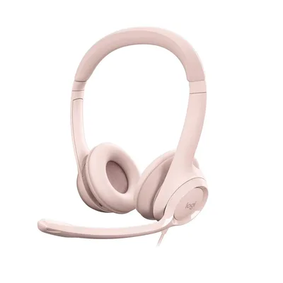 Logitech H390 Auriculares Alámbrico Diadema Oficina/Centro de llamadas USB tipo A Rosa