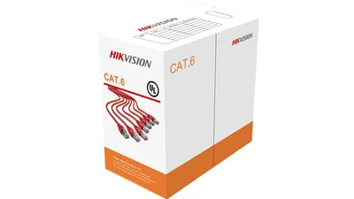 Hikvision DS-1LN6-UU 305 m Cable de Red CAT6 UTP (Cobre Sólido, 0.565 mm, CM)