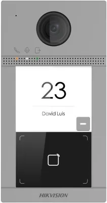 Hikvision DS-KV8113-WME1(C) Estación de Puerta de Villa de Metal de 1 Botón
