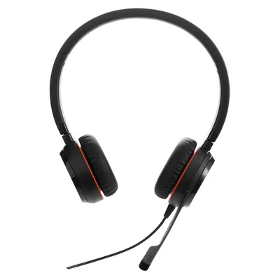 Jabra Evolve 20 SE, Stereo MS, USB C/A adapter, Leather