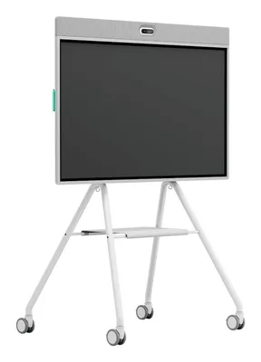 Logitech Rally Board 65 Cart Gris, Blanco Panel plano Carro multimedia