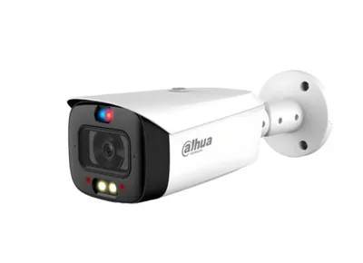 Dahua IPC-HFW3849T1-AS-PV-0280B-S5 Cámara de red de bala WizSense 8MP con doble luz inteligente y disuasión activa de foco fijo