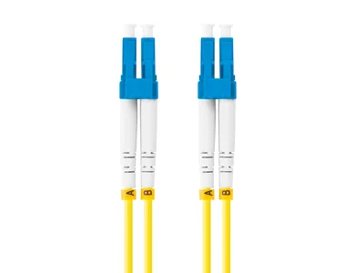 Lanberg FO-LULU-SD11-0020-YE Cable de fibra óptica e InfiniBand 2 m LC Amarillo