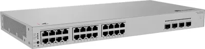 Huawei Switch S220S-24P4JX,S220S-24P4JX,S220S-24P4JX (24*10/100/1000BASE-T puertos (400 W PoE+), 2*10GE puertos SFP+, 2*2.5GE puertos SFP, alimentación AC incor