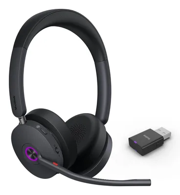 Yealink WH68 Hybrid Teams Auriculares Inalámbrico y alámbrico Diadema Llamadas/Música USB Tipo C Bluetooth Negro