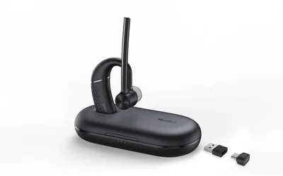 Yealink BH71 Pro USB-C/A Headset Auriculares Inalámbrico gancho de oreja Oficina/Centro de llamadas USB Tipo C Bluetooth Negro
