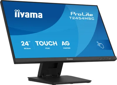 iiyama T2454MSC-B3AG 24" InCell PCAP 10P Táctil Antirreflejos 25% Haze 1920x1080 Panel IPS Bisel Delgado Altavoces DisplayPort
