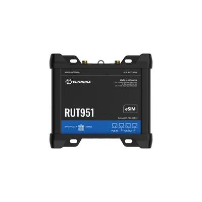 Router WiFi Teltonika RUT951 POE+ DUAL SIM eSIM 4G/LTE/3G/2G con fuente de alimentación