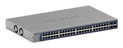NETGEAR GS752TX Gestionado Gigabit Ethernet (10/100/1000) 1U Gris