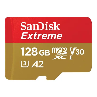 SanDisk Extreme 128 GB MicroSDXC UHS-I Clase 10