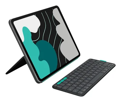 Logitech 920-013388 Flip Folio Teclado para iPad Air/Pro Grafito