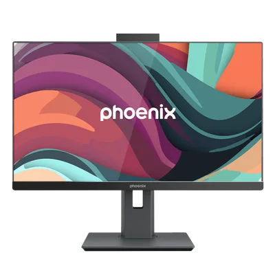 Ordenador pc all in one aio phoenix unity 23.8 pulgadas fhd ajustable altura y rotativo - web cam -  intel i5 14400 - 16 gb ddr5 - 1 tb ssd win11pro