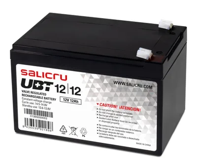 Bateria agm salicru compatible para sais 12ah 12v
