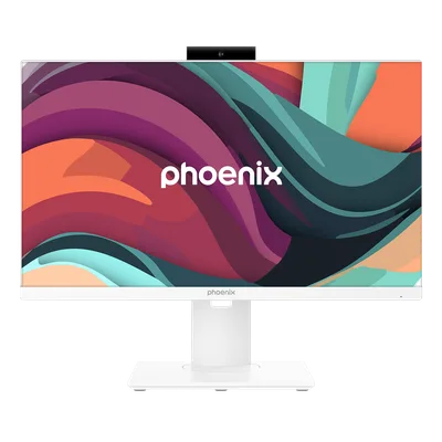 Barebone all in one phoenix campro 24 pulgadas blanco placa asus h610t2 lga1700 ddr5 adaptador 120w