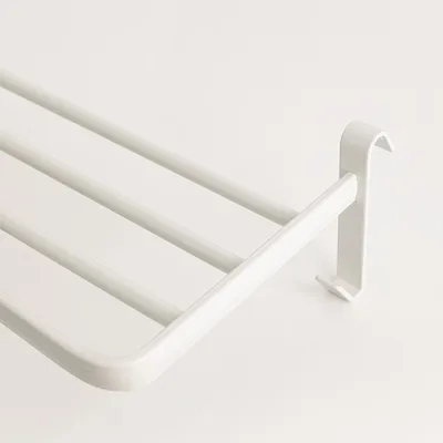 Yoevu repisa blanca con ganchos compatible con toalleros electricos yoevu