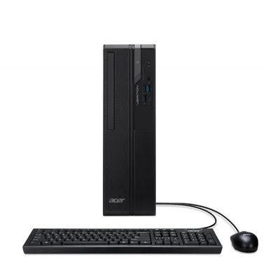 Ordenador acer veriton vx2722g i3 - 14100 -  8gb -  ssd 512gb -  w11p negro + teclado y raton