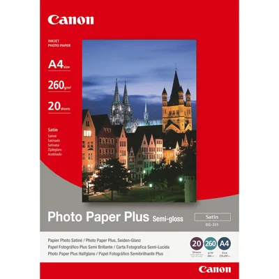 Papel canon plus sg - 201 - a4 satinado 20hojas