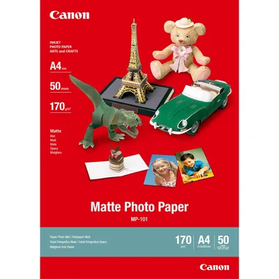 Papel canon mp - 101 foto mate a4 50 hojas