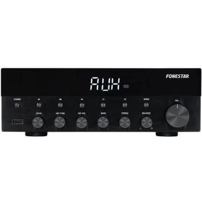 Amplificador estereo hifi fonestar as - 1515 - bluetooth - radio fm - 15 + 15 w rms usb -  mp3