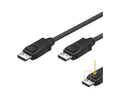 Cable ewent displayport 1.2 - 4k - 60hz - a - a awg28 - 2m