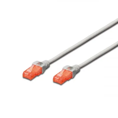 Cable red ewent latiguillo rj45 utp cat6 3m gris