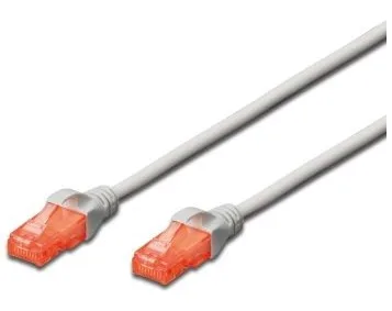 Cable red ewent latiguillo rj45 utp cat6 5m gris