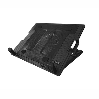 Soporte - base refrigeracion para ordenador portatil ewent ew1258 - 1 ventilador - 2 usb - hasta 17 pulgadas