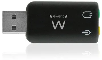 Adaptador de audio ewent sonido virtual 3d 5.1 -  usb 2.0