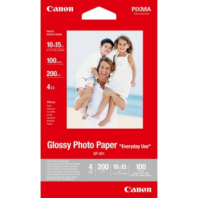 Papel fotografico canon gp - 501 10x15cm 100 hojas