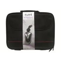 Kit ewent bolsa notebook para portatil 15.6 pulgadas + mouse raton usb