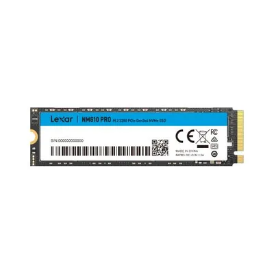 Disco duro interno solido ssd lexar nm610pro 500gb nvme gen3