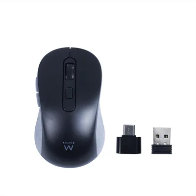 Raton inalambrico ewent ew3204 negro
