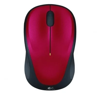 Mouse raton logitech m235 optico wireless inalambrico rojo