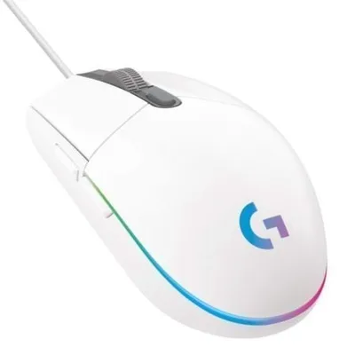 Mouse raton logitech g102 lightsync blanco gaming 8.000 dpi 6 botones