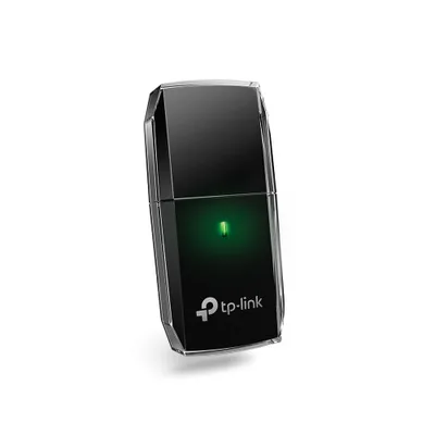 Adaptador usb 2.0 dual band wifi ac600 2.4 ghz y 5ghz tp - link negro