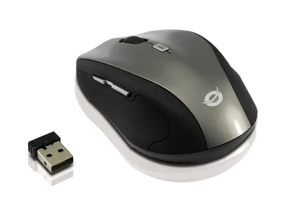 Mouse raton conceptronic optico usb wireless travel 5 botones