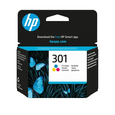 Cartucho tinta hp 301 ch562ee tricolor 3ml1050 -  2050 -  2050s