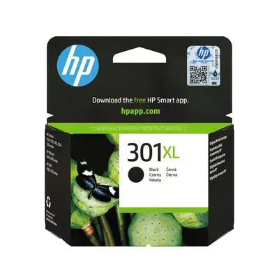 Cartucho tinta hp 301xl ch563ee negro 8ml 1050 - c5324 -  c5370 -  c5380 -  c5388 -  c6340 -  d5460 -  d5463