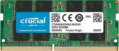 Memoria ram ddr4 8gb crucial - sodimm - 3200 mhz - pc4 25600  cl22