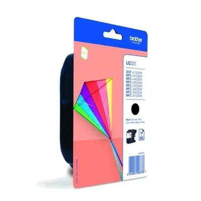 Cartucho tinta brother lc223bkbp negro 550 paginas dcp4120dw -  mfcj4420dw -  mfcj4620dw -  mfcj5320dw -