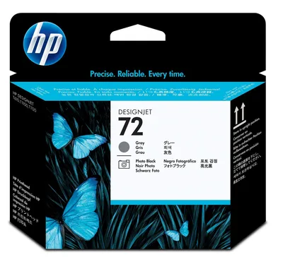 Cabezal impresion hp 72 c9380a negro -  gris t610 -  t1100