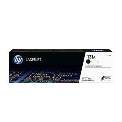 Toner hp 131a cf210a negro 1600pag  laserjet pro 200  m251n 200 color m251nw 200 color mfp m276n 200 color mfp m276nw