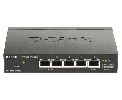 Switch d - link 5 puertos gigabit poe - powered smart managed